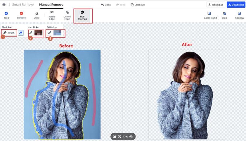 Инструмент Hair Touchup для обработки волос