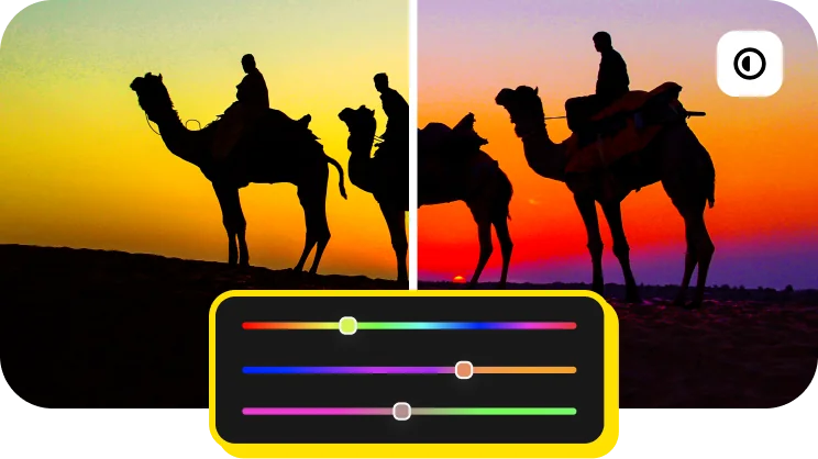 Movavi Picverse Photo Editor — цветокоррекция и ручные настройки изображения
