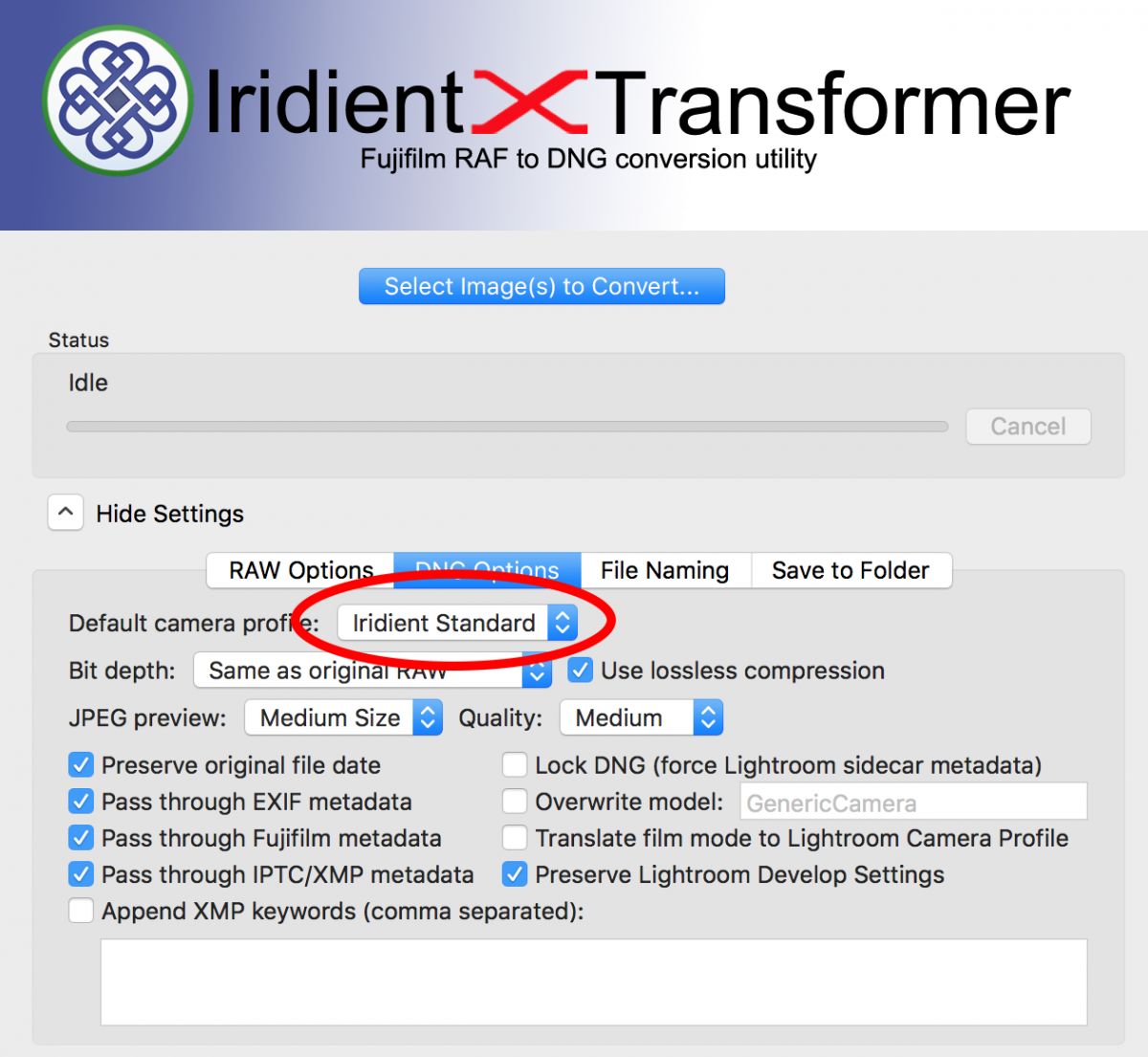 Iridient Transformer