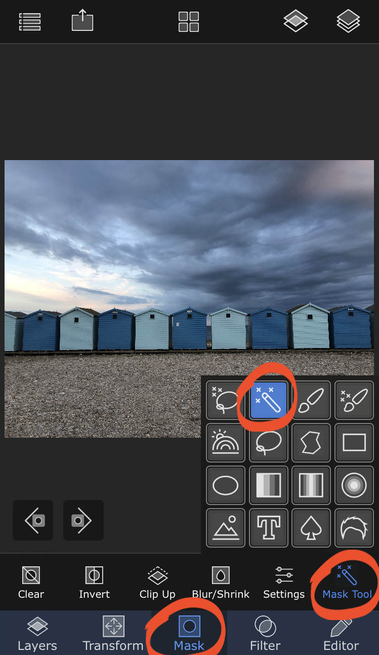 Superimpose X — пример работы Magic Wand с удалением неба