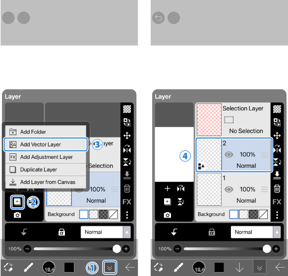 Создание Vector Layer через Layer Window и Add Vector Layer