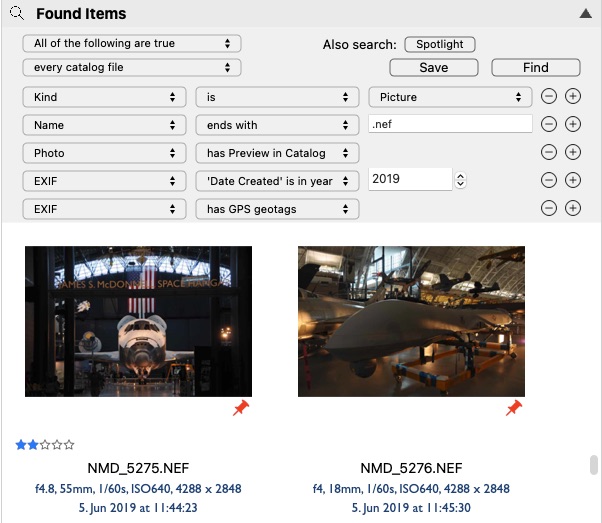 Find Editor в NeoFinder с несколькими условиями поиска