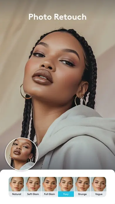Интерфейс Facetune с инструментом Photo Retouch