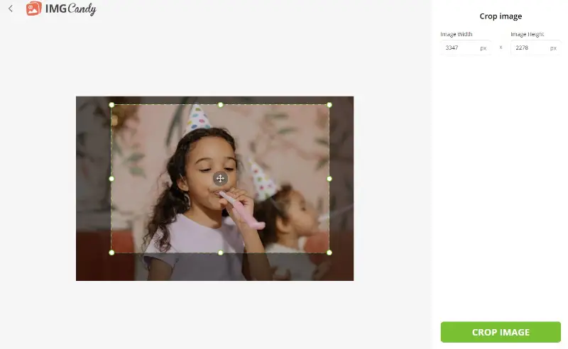 Обрезка изображения в Image Candy
