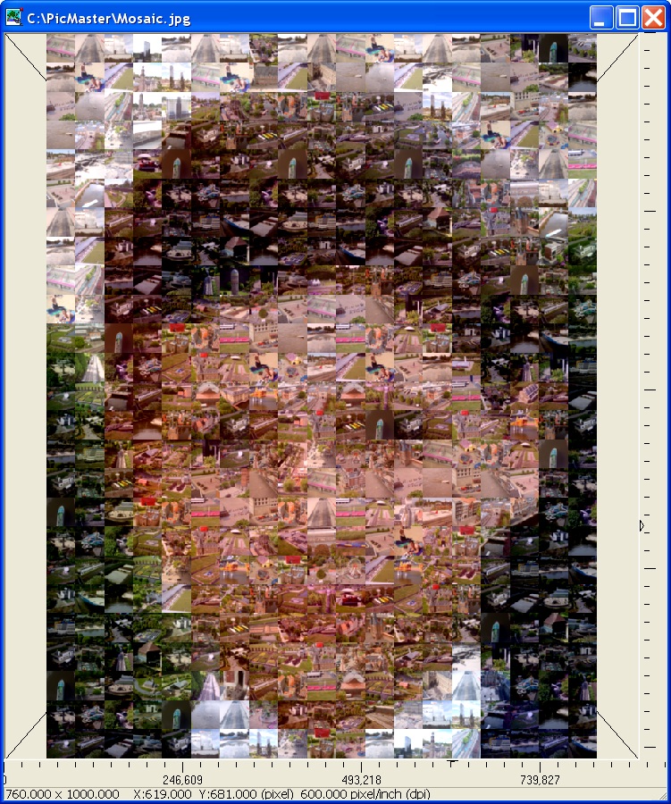 Фотомозаика в PicMaster