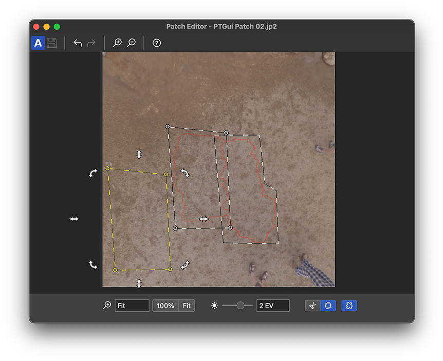 Patch Editor в PTGui Pro
