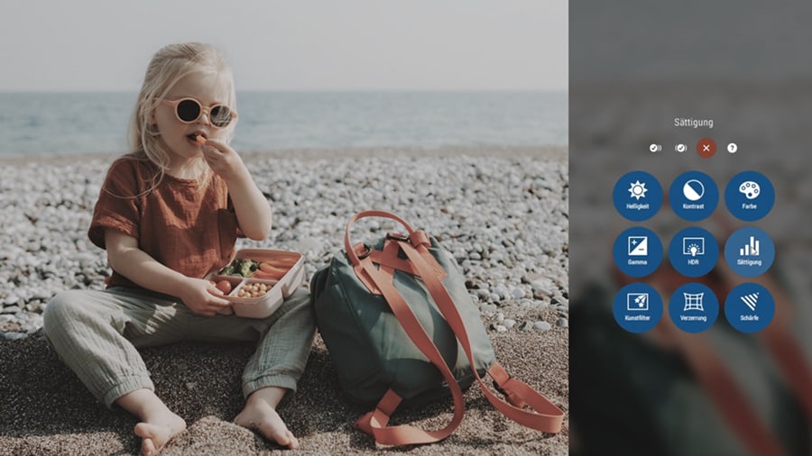 Редактирование изображений в MAGIX Photostory Deluxe